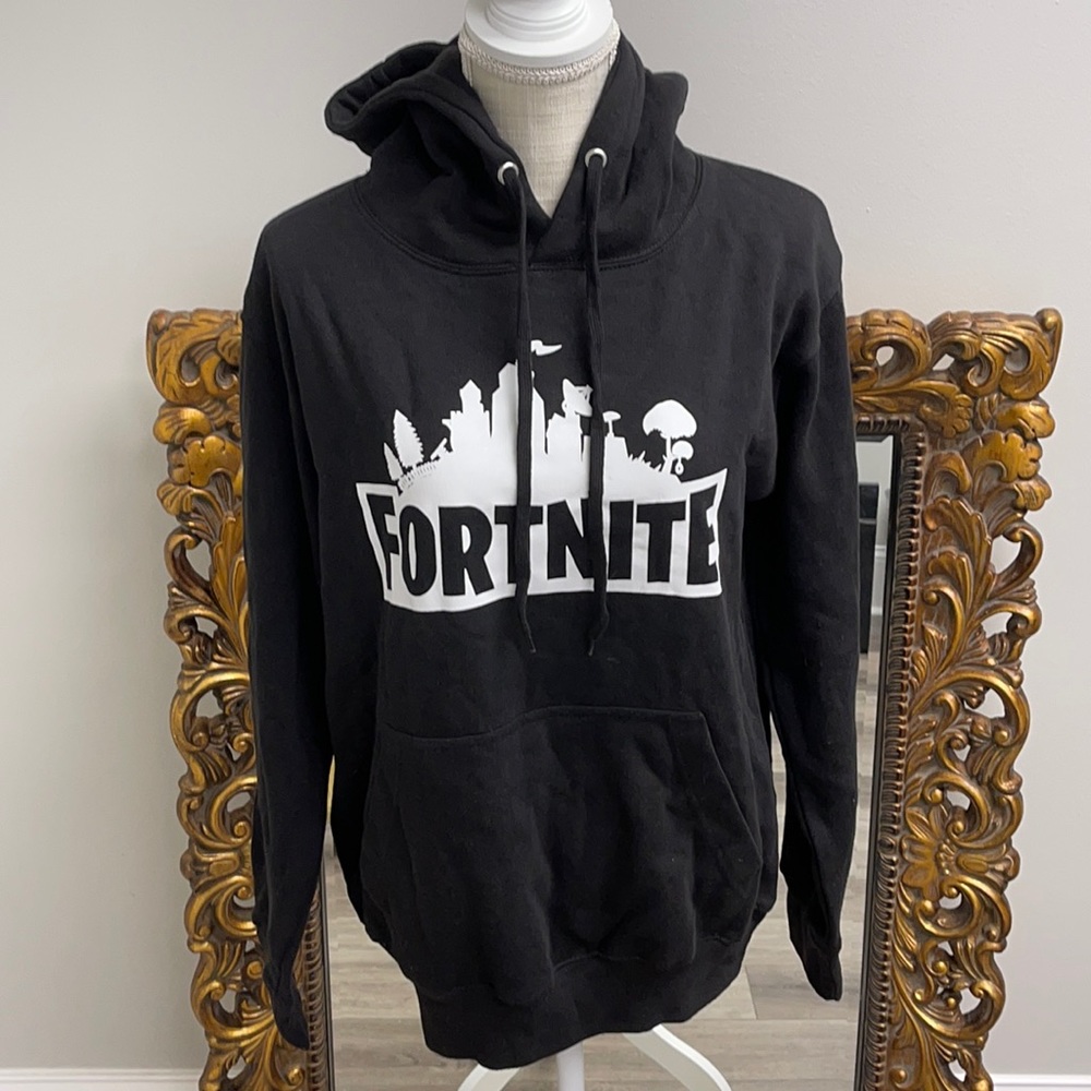 Knight Fortnite Black Hoodie Men Size XL